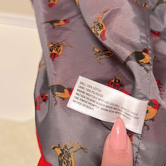 Red Bird Trench Coat - Picture 14 of 14